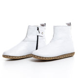 Men's White Boots from Atlantis Handmade Shoes