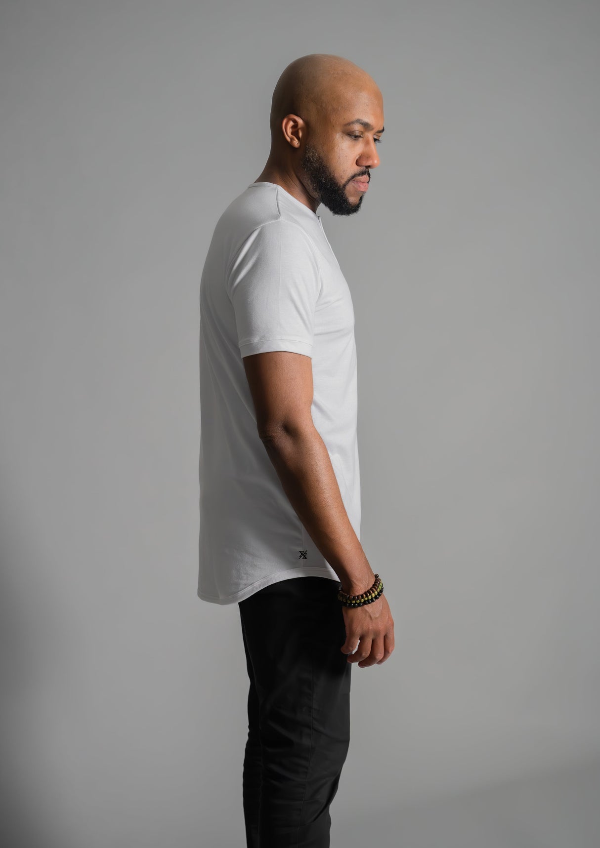 Henley Curved Hem from Ten/10 Apparel