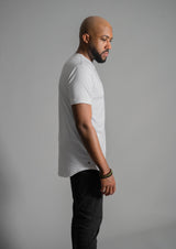 Henley Curved Hem from Ten/10 Apparel