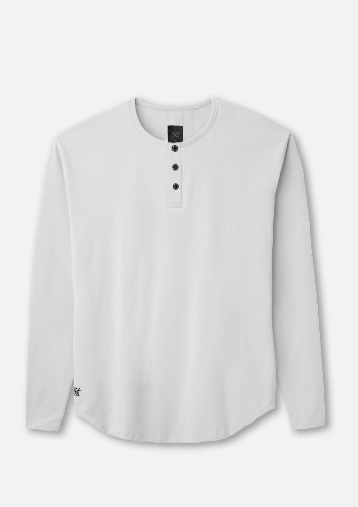 L/S Henley Curved Hem VX from Ten/10 Apparel