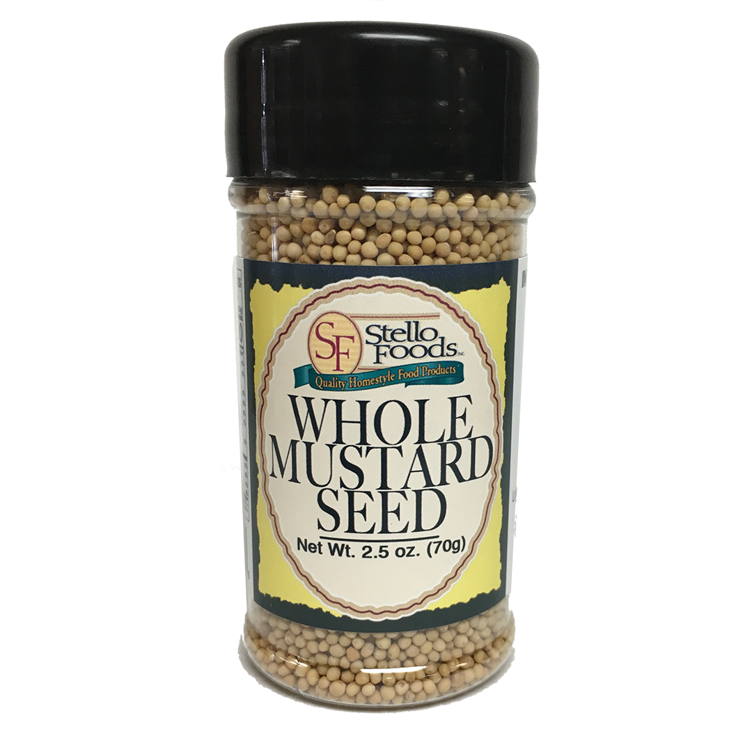 Stello Foods Spices - Mustard - Whole Seed 2.5 oz from Stello Foods