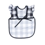 White Buffalo Plaid Flutter Bapron from BapronBaby