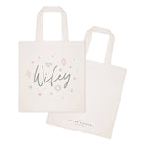 Gemstone Wifey Wedding Cotton Canvas Tote Bag from The Cotton & Canvas Co.