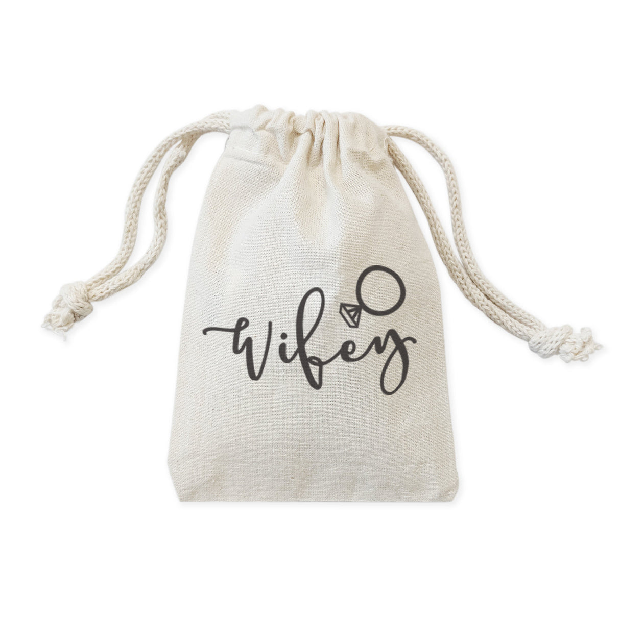 Wifey Wedding Favor Bags, 6-Pack from The Cotton & Canvas Co.