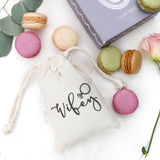 Wifey Wedding Favor Bags, 6-Pack from The Cotton & Canvas Co.