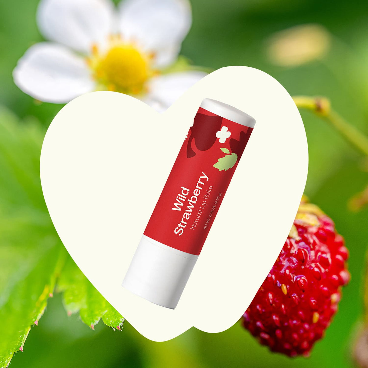 Wild Strawberry Natural Lip Balm from Plant Therapy