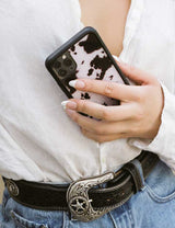 Cowhide iPhone Case from Wildflower Cases