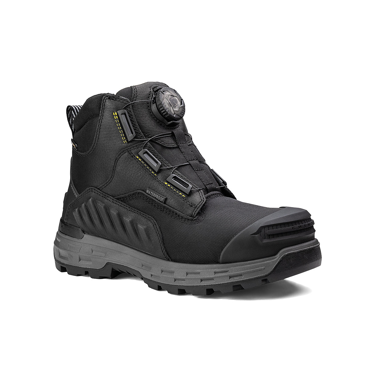 Wildwood 6” Composite Toe Turbolace™ Work Boot - Black - Made in USA from Chinook® Footwear