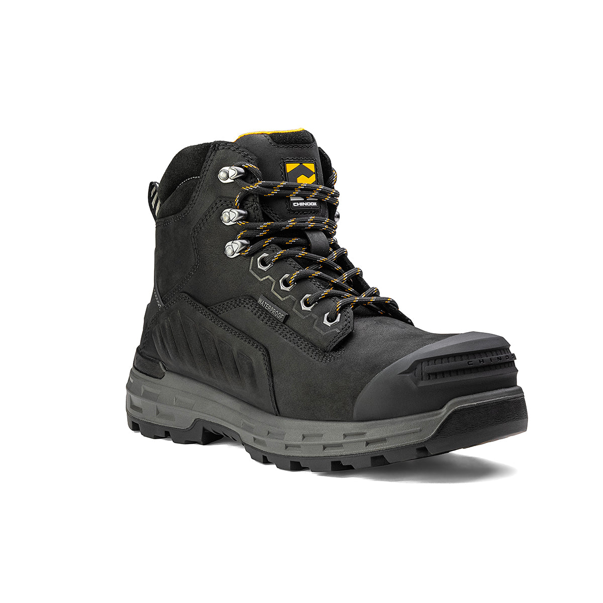Wildwood 6” Waterproof Composite Toe Black Boot - Made in USA from Chinook® Footwear