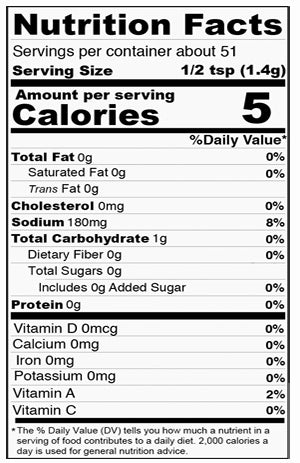 Stello Foods Spices - Wing & Fry Dust 2.5 oz from Stello Foods