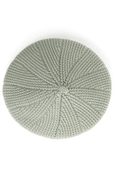 C.C SCALLOPED WAVE PATTERN BERET from Madeline Love
