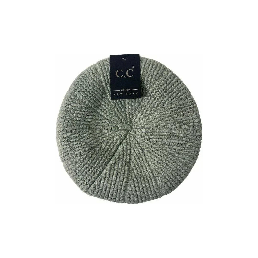 Scalloped Pattern C.C Beret from Madeline Love