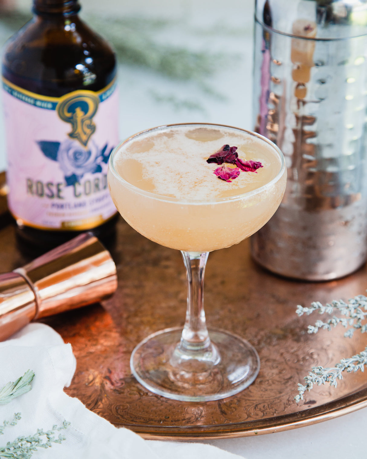 Rose Cordial Syrup from Portland Syrups