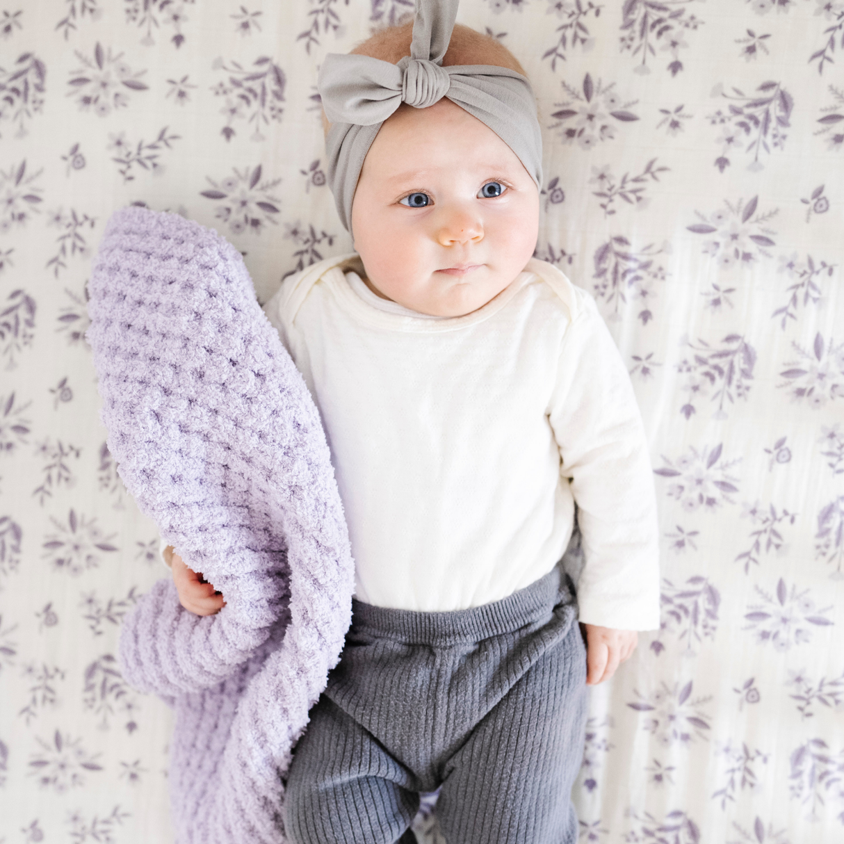 WAFFLE KNIT MINI BLANKETS From Saranoni