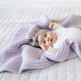 WAFFLE KNIT RECEIVING BLANKETS From Saranoni
