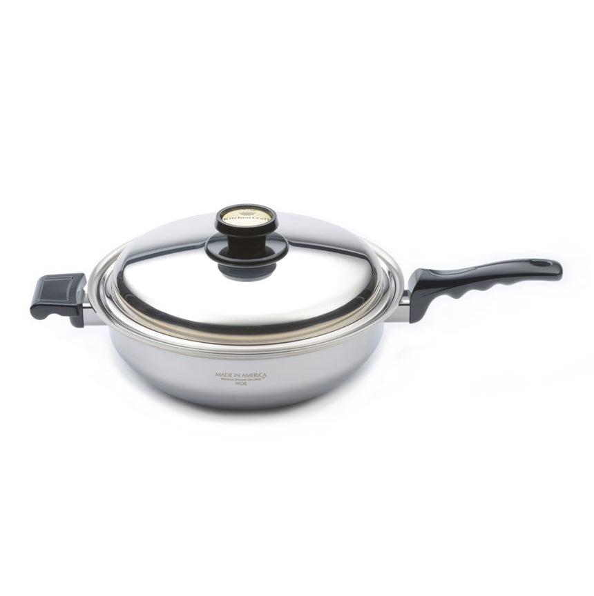 Kitchen Craft Wok with Cover from WaterlessCookware