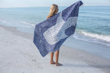 Whale Shark Bleu - Turkish Towel from Sun Drunk