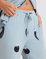 Women's Bamboo Stretch-Knit Short Sleeve & Pant Pajama Set from Cozy Earth