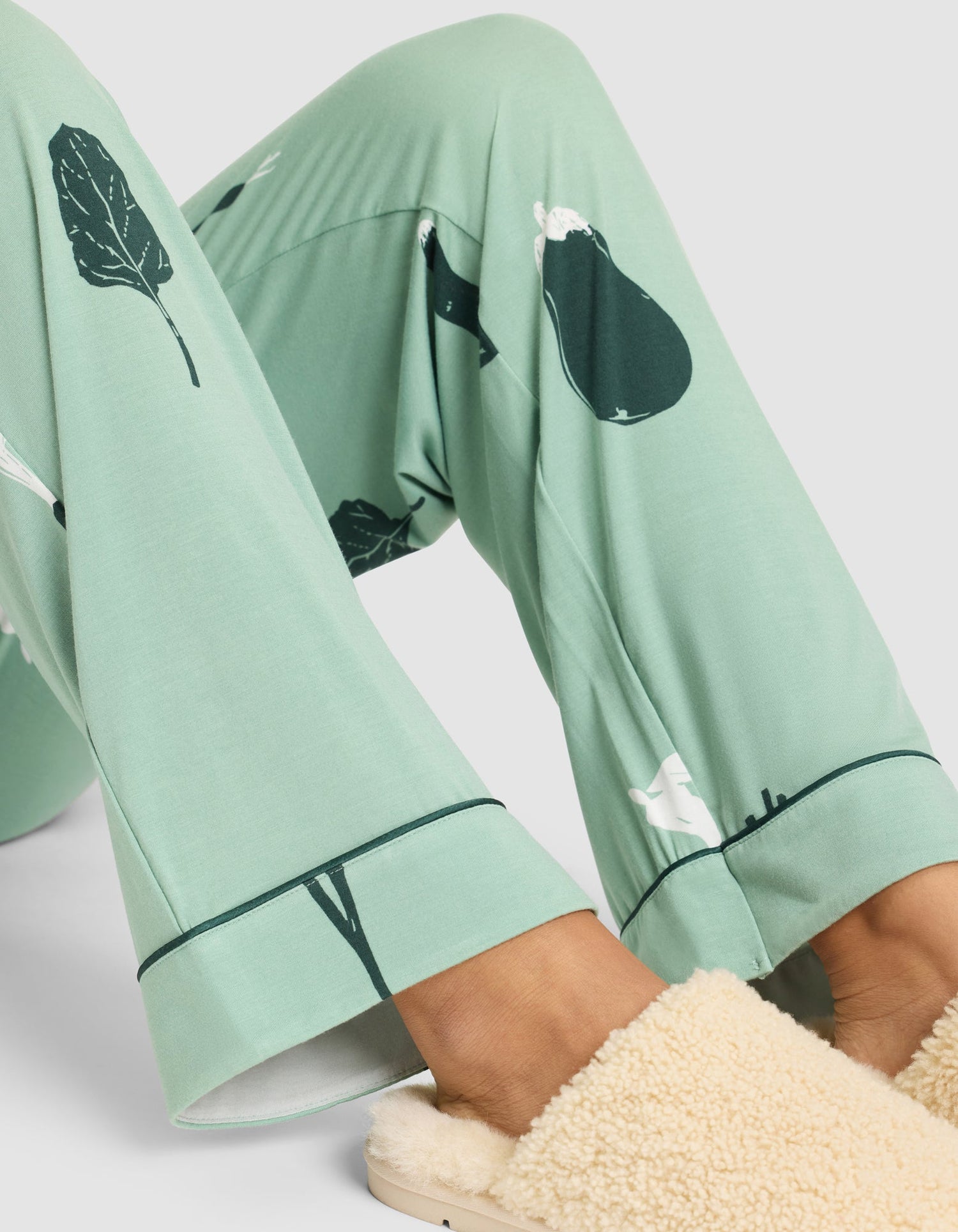 Women's Bamboo Stretch-Knit Short Sleeve & Pant Pajama Set from Cozy Earth