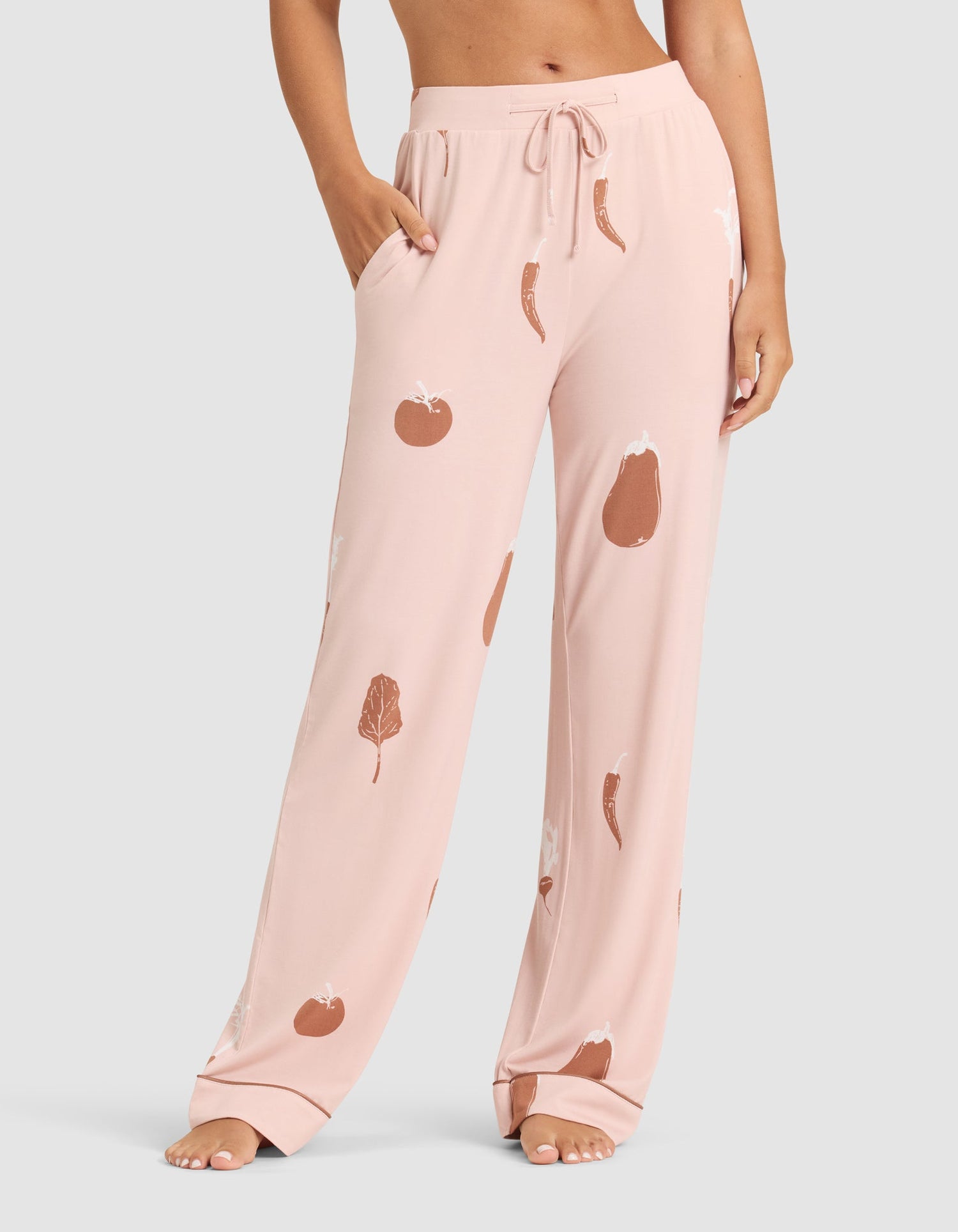 Women's Bamboo Stretch-Knit Short Sleeve & Pant Pajama Set from Cozy Earth