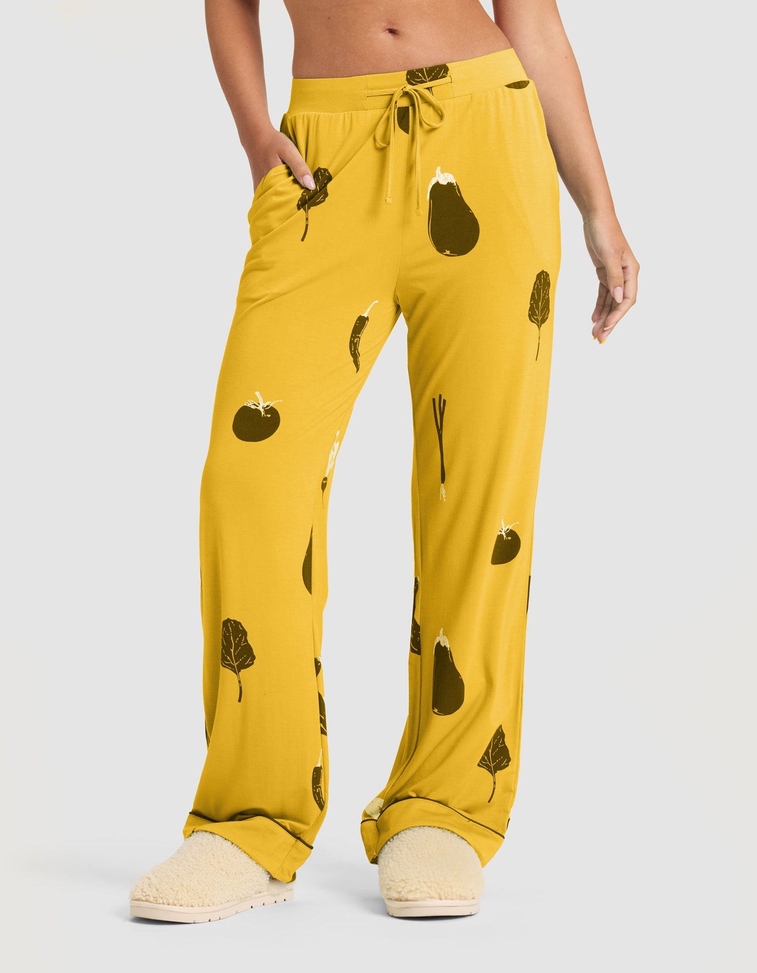 Women's Bamboo Stretch-Knit Short Sleeve & Pant Pajama Set from Cozy Earth