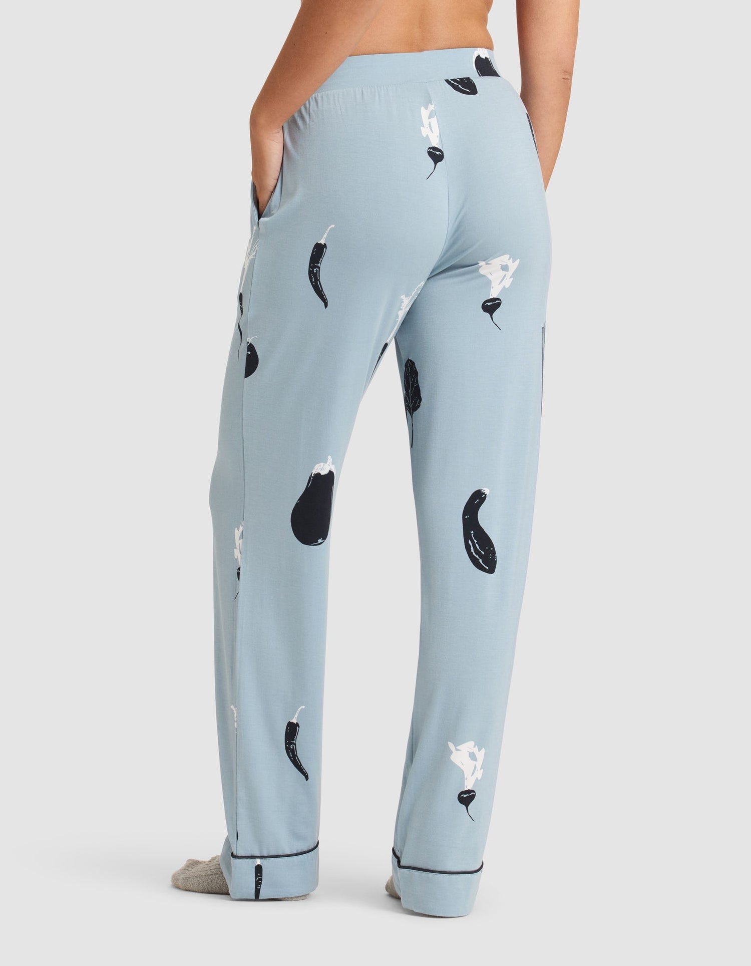 Women's Bamboo Stretch-Knit Short Sleeve & Pant Pajama Set from Cozy Earth