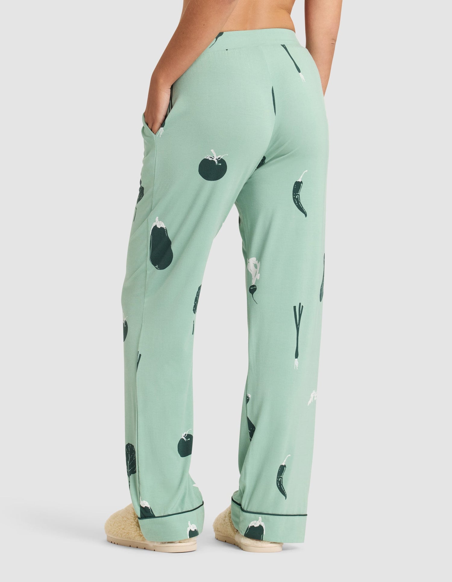 Women's Bamboo Stretch-Knit Short Sleeve & Pant Pajama Set from Cozy Earth