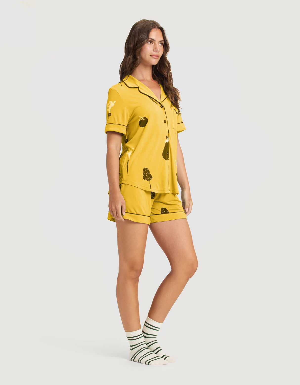 Women's Bamboo Stretch-Knit Short Sleeve Pajama Set from Cozy Earth