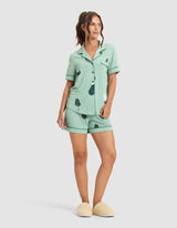 Women's Bamboo Stretch-Knit Short Sleeve Pajama Set from Cozy Earth
