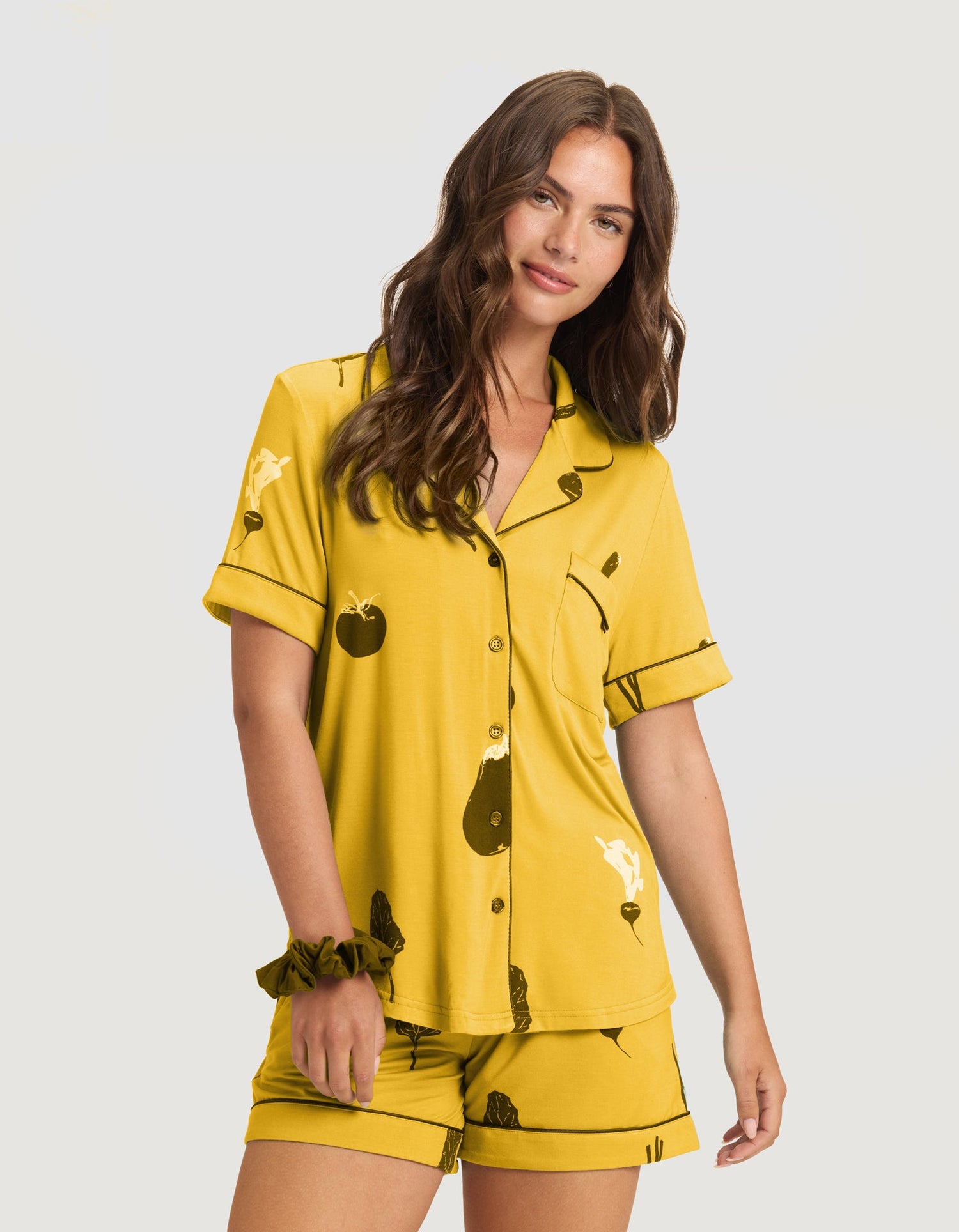 Women's Bamboo Stretch-Knit Short Sleeve Pajama Set from Cozy Earth