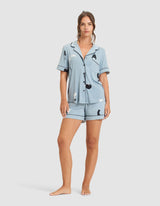 Women's Bamboo Stretch-Knit Short Sleeve Pajama Set from Cozy Earth
