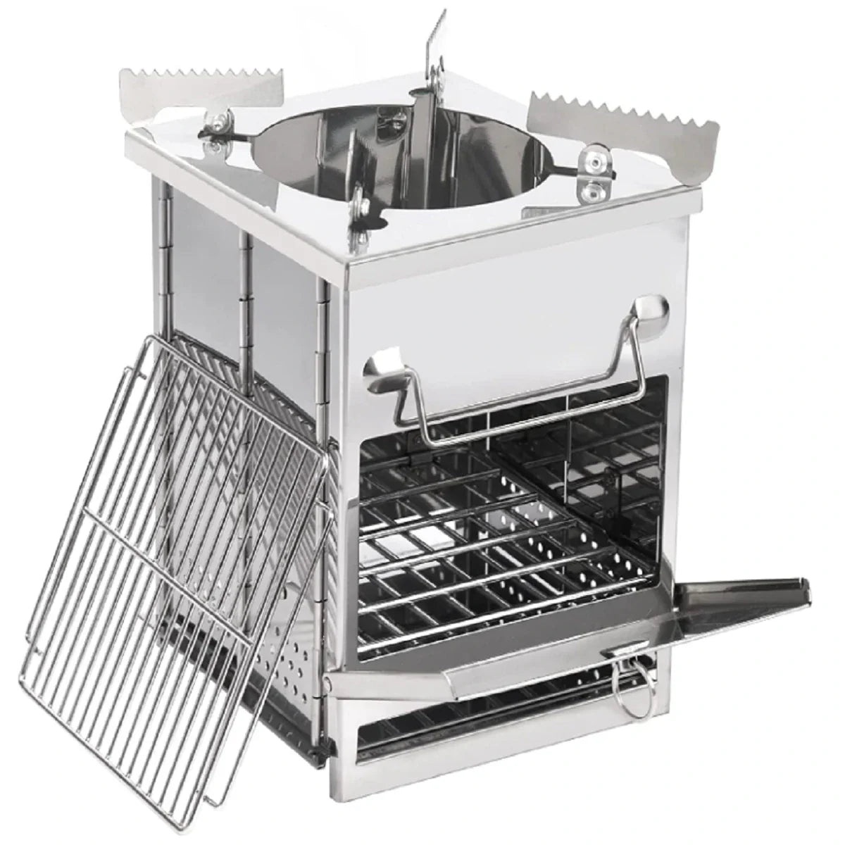 Wood Burning Camping Stove Folding with Pot Stand From Redcamp