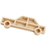 car shaped wood tray 15" x5.6x1.25 2 pack from Hammont