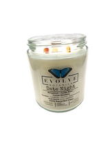 Classic 9oz Jam Jar Crystal Soy Candle - Date Night (Rose Quartz & Carnelian) from Evolve Botanica