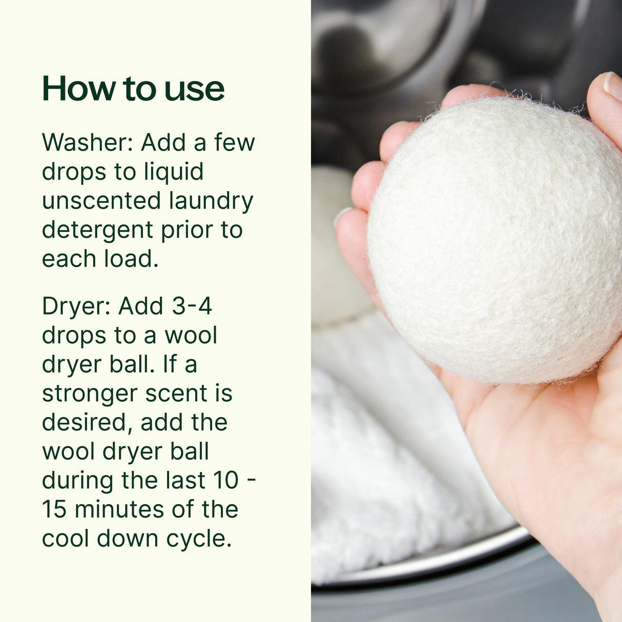 Wool Dryer Balls 6 Pack and Sparkling Laundry Blend 3 Pack from Plant Therapy