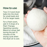 Wool Dryer Balls 6-Pack from Plant Therapy