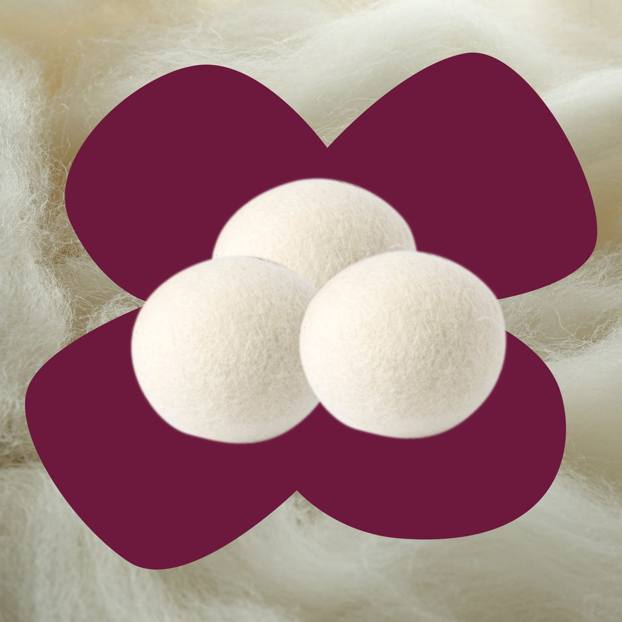 Wool Dryer Balls 6-Pack from Plant Therapy