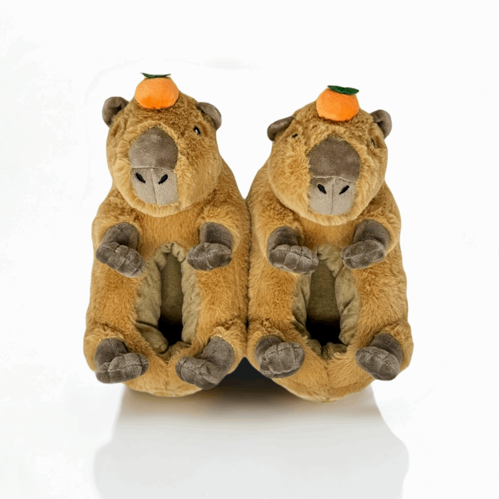 Mable the Capybara Kid's Slippers from Oooh Yeah! Socks