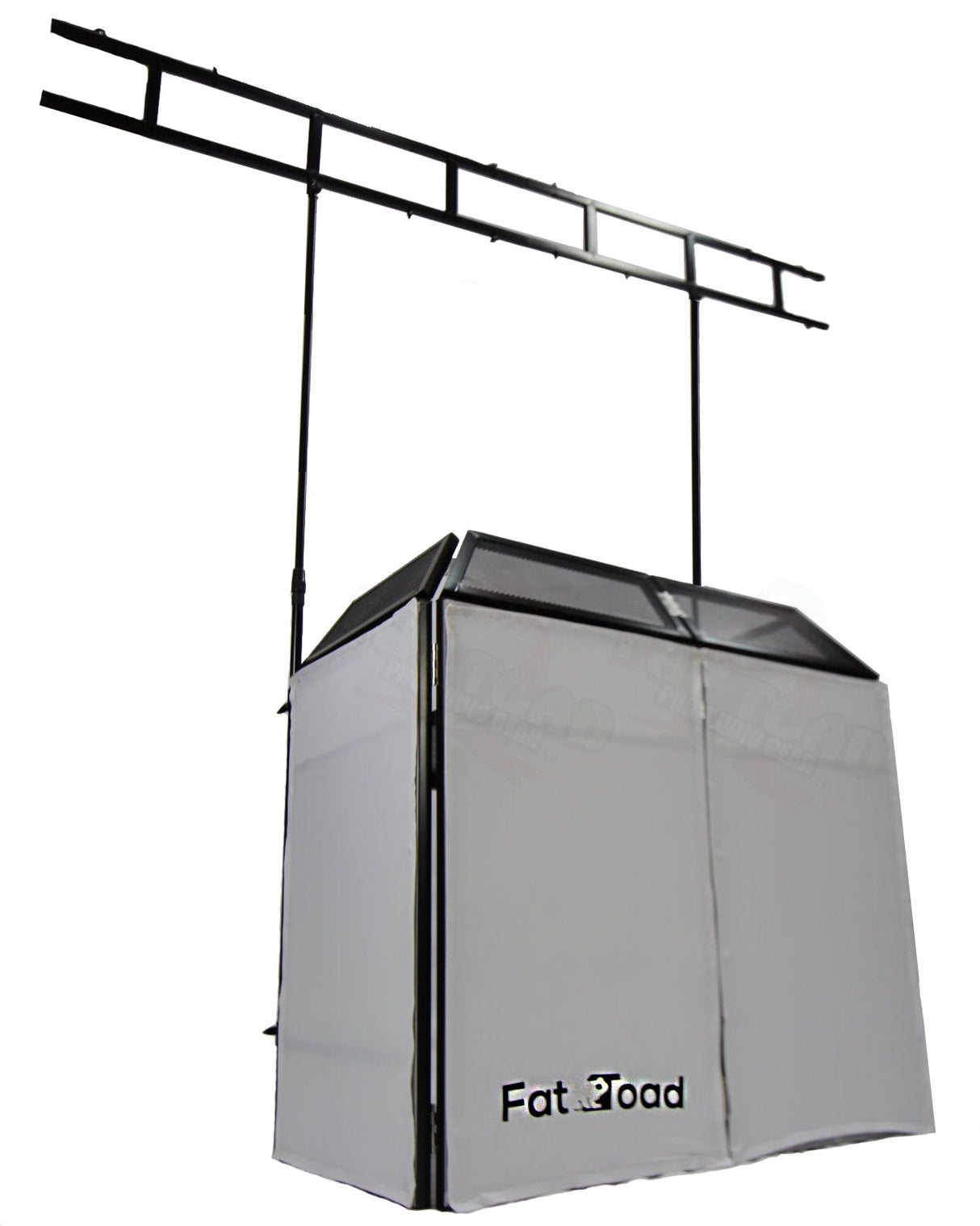 DJ Booth Tabletop With 8FT Lighting Truss Stand Package by FAT TOAD - Foldable Panel Portable Stage from GeekStands