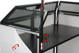 DJ Booth Tabletop With 8FT Lighting Truss Stand Package by FAT TOAD - Foldable Panel Portable Stage from GeekStands