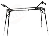 GRIFFIN 2-Tier DJ Coffin Workstation Stand - Double Table Top Keyboard & Laptop Holder Mount from GeekStands
