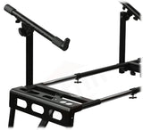 GRIFFIN 2-Tier DJ Coffin Workstation Stand - Double Table Top Keyboard & Laptop Holder Mount from GeekStands