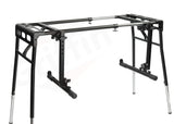 GRIFFIN 2-Tier DJ Coffin Workstation Stand - Double Table Top Keyboard & Laptop Holder Mount from GeekStands