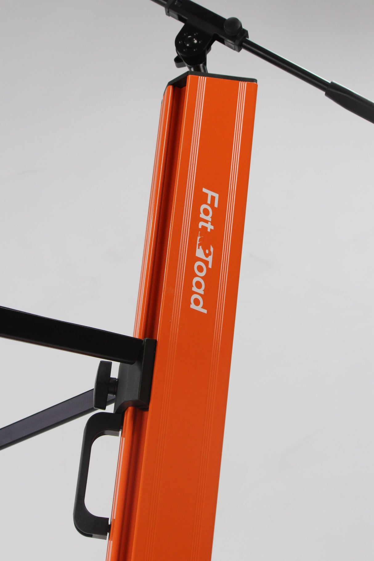 FAT TOAD Professional 2-Tier Column Keyboard Stand with Mic Boom Arm Adapter | Double Sliding Electronic Piano Tower Mount Platform | Holder for Digital Turntable, DJ Audio Gear, Studio Synthesizer from GeekStands.com