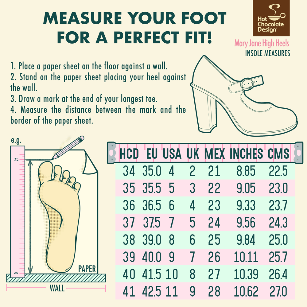 Chocolaticas® High Heels Monkey Business Women's Mary Jane Pump Shoes From Hot Chocolate Design