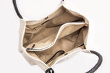 Naomi - White Vegan Leather Tote Bag from Gunas New York