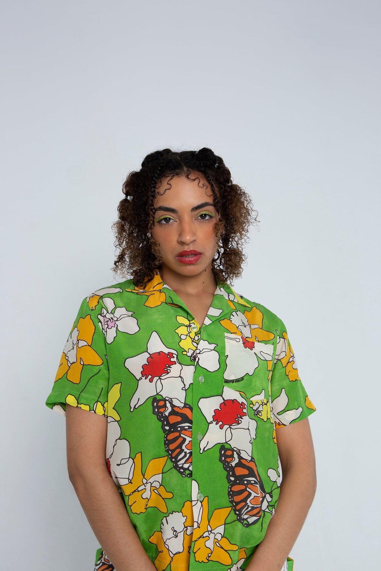 Spring Mix Silk Shirt from KeithKelly