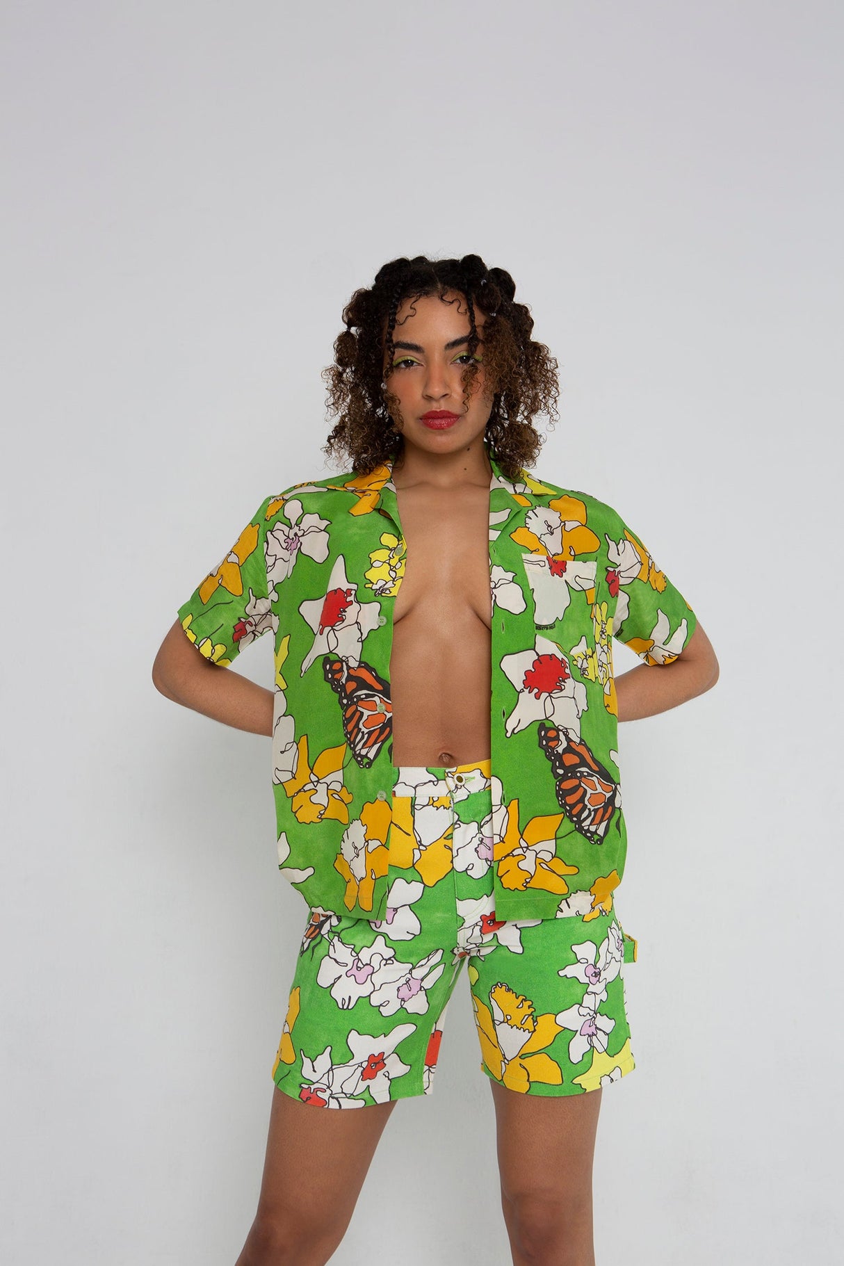 Spring Mix Silk Shirt from KeithKelly