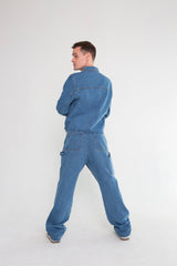 Blue Denim Double Knee Work Pants from KeithKelly
