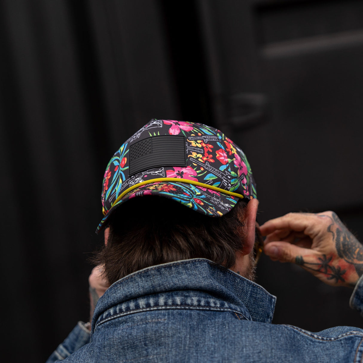American Flag PVC Waterproof Weekender Snapback from Combat Iron Apparel